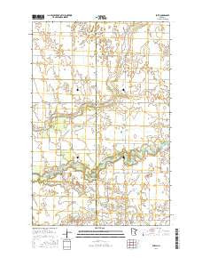 Faith Minnesota Current topographic map, 1:24000 scale, 7.5 X 7.5 Minute, Year 2016