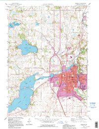 Faribault Minnesota Historical topographic map, 1:24000 scale, 7.5 X 7.5 Minute, Year 1991