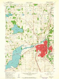 Faribault Minnesota Historical topographic map, 1:24000 scale, 7.5 X 7.5 Minute, Year 1960