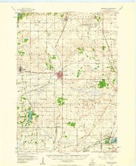 Farmington Minnesota Historical topographic map, 1:62500 scale, 15 X 15 Minute, Year 1957