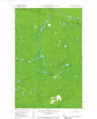 Farquhar Peak Minnesota Historical topographic map, 1:24000 scale, 7.5 X 7.5 Minute, Year 1960
