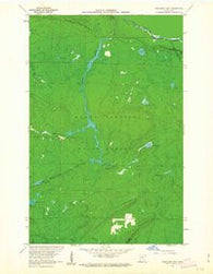 Farquhar Peak Minnesota Historical topographic map, 1:24000 scale, 7.5 X 7.5 Minute, Year 1960