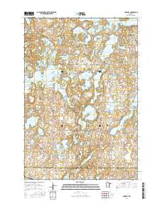 Farwell Minnesota Current topographic map, 1:24000 scale, 7.5 X 7.5 Minute, Year 2016