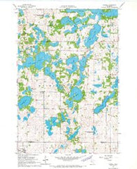 Farwell Minnesota Historical topographic map, 1:24000 scale, 7.5 X 7.5 Minute, Year 1966