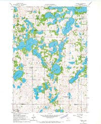 Farwell Minnesota Historical topographic map, 1:24000 scale, 7.5 X 7.5 Minute, Year 1966