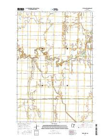 Felton NW Minnesota Current topographic map, 1:24000 scale, 7.5 X 7.5 Minute, Year 2016