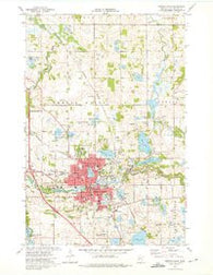 Fergus Falls Minnesota Historical topographic map, 1:24000 scale, 7.5 X 7.5 Minute, Year 1973