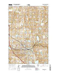 Fergus Falls Minnesota Current topographic map, 1:24000 scale, 7.5 X 7.5 Minute, Year 2016
