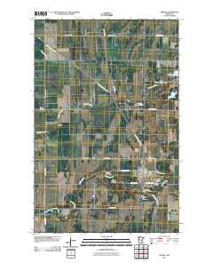 Fertile Minnesota Historical topographic map, 1:24000 scale, 7.5 X 7.5 Minute, Year 2010