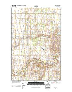 Fertile Minnesota Historical topographic map, 1:24000 scale, 7.5 X 7.5 Minute, Year 2013
