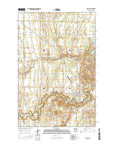 Fertile Minnesota Current topographic map, 1:24000 scale, 7.5 X 7.5 Minute, Year 2016