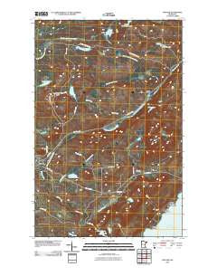 Finland Minnesota Historical topographic map, 1:24000 scale, 7.5 X 7.5 Minute, Year 2010