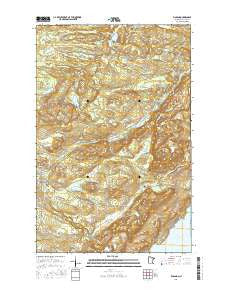 Finland Minnesota Current topographic map, 1:24000 scale, 7.5 X 7.5 Minute, Year 2016