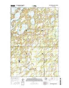 First Crow Wing Lake Minnesota Current topographic map, 1:24000 scale, 7.5 X 7.5 Minute, Year 2016