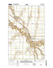 Fisher Minnesota Current topographic map, 1:24000 scale, 7.5 X 7.5 Minute, Year 2016