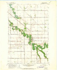 Fisher Minnesota Historical topographic map, 1:24000 scale, 7.5 X 7.5 Minute, Year 1964
