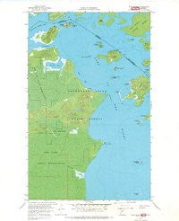 Flag Island Minnesota Historical topographic map, 1:24000 scale, 7.5 X 7.5 Minute, Year 1967