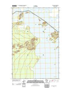 Flag Island Minnesota Historical topographic map, 1:24000 scale, 7.5 X 7.5 Minute, Year 2013