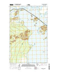 Flag Island Minnesota Current topographic map, 1:24000 scale, 7.5 X 7.5 Minute, Year 2016