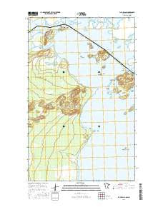 Flag Island Minnesota Current topographic map, 1:24000 scale, 7.5 X 7.5 Minute, Year 2016