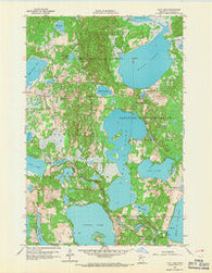 Flat Lake Minnesota Historical topographic map, 1:24000 scale, 7.5 X 7.5 Minute, Year 1959