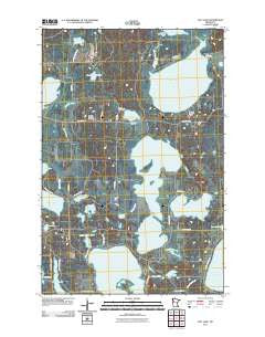 Flat Lake Minnesota Historical topographic map, 1:24000 scale, 7.5 X 7.5 Minute, Year 2011