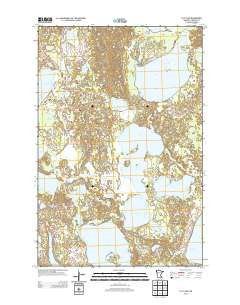 Flat Lake Minnesota Historical topographic map, 1:24000 scale, 7.5 X 7.5 Minute, Year 2013