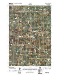 Flensburg Minnesota Historical topographic map, 1:24000 scale, 7.5 X 7.5 Minute, Year 2010