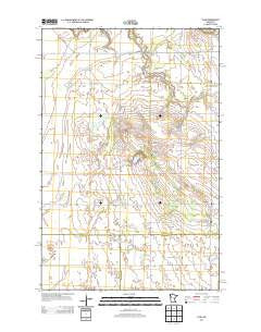 Flom Minnesota Historical topographic map, 1:24000 scale, 7.5 X 7.5 Minute, Year 2013