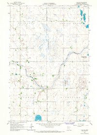 Flom SE Minnesota Historical topographic map, 1:24000 scale, 7.5 X 7.5 Minute, Year 1966