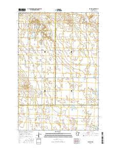 Flom NE Minnesota Current topographic map, 1:24000 scale, 7.5 X 7.5 Minute, Year 2016
