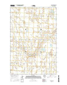 Flom SE Minnesota Current topographic map, 1:24000 scale, 7.5 X 7.5 Minute, Year 2016
