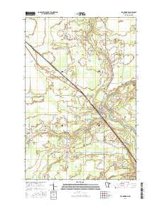 Floodwood Minnesota Current topographic map, 1:24000 scale, 7.5 X 7.5 Minute, Year 2016