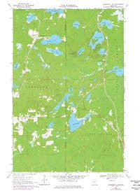 Floodwood Lake Minnesota Historical topographic map, 1:24000 scale, 7.5 X 7.5 Minute, Year 1969