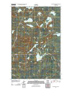 Floodwood Lake Minnesota Historical topographic map, 1:24000 scale, 7.5 X 7.5 Minute, Year 2010