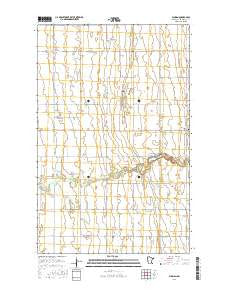 Florian Minnesota Current topographic map, 1:24000 scale, 7.5 X 7.5 Minute, Year 2016