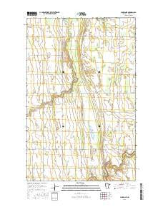 Florian NE Minnesota Current topographic map, 1:24000 scale, 7.5 X 7.5 Minute, Year 2016