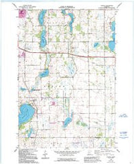 Forada Minnesota Historical topographic map, 1:24000 scale, 7.5 X 7.5 Minute, Year 1966