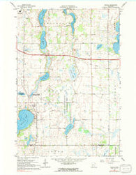 Forada Minnesota Historical topographic map, 1:24000 scale, 7.5 X 7.5 Minute, Year 1966