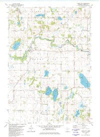 Forest City Minnesota Historical topographic map, 1:24000 scale, 7.5 X 7.5 Minute, Year 1982