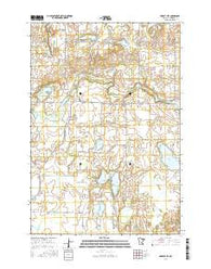 Forest City Minnesota Current topographic map, 1:24000 scale, 7.5 X 7.5 Minute, Year 2016