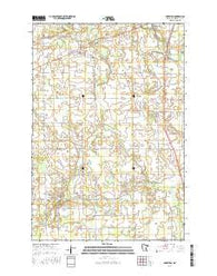 Foreston Minnesota Current topographic map, 1:24000 scale, 7.5 X 7.5 Minute, Year 2016