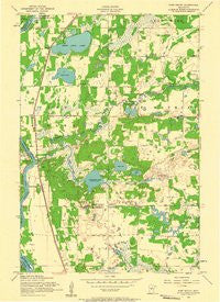 Fort Ripley Minnesota Historical topographic map, 1:24000 scale, 7.5 X 7.5 Minute, Year 1956
