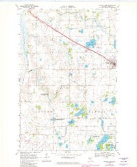 Fosston West Minnesota Historical topographic map, 1:24000 scale, 7.5 X 7.5 Minute, Year 1969
