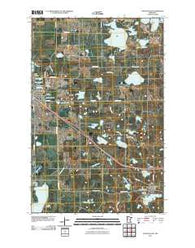 Fosston East Minnesota Historical topographic map, 1:24000 scale, 7.5 X 7.5 Minute, Year 2010
