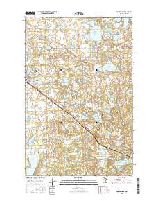 Fosston East Minnesota Current topographic map, 1:24000 scale, 7.5 X 7.5 Minute, Year 2016