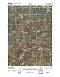 Fountain Minnesota Historical topographic map, 1:24000 scale, 7.5 X 7.5 Minute, Year 2010