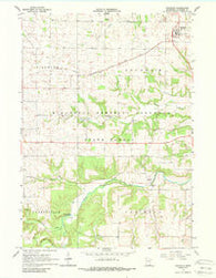 Fountain Minnesota Historical topographic map, 1:24000 scale, 7.5 X 7.5 Minute, Year 1965
