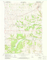 Fountain Minnesota Historical topographic map, 1:24000 scale, 7.5 X 7.5 Minute, Year 1965