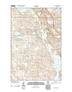 Fourmile Lake Minnesota Historical topographic map, 1:24000 scale, 7.5 X 7.5 Minute, Year 2013